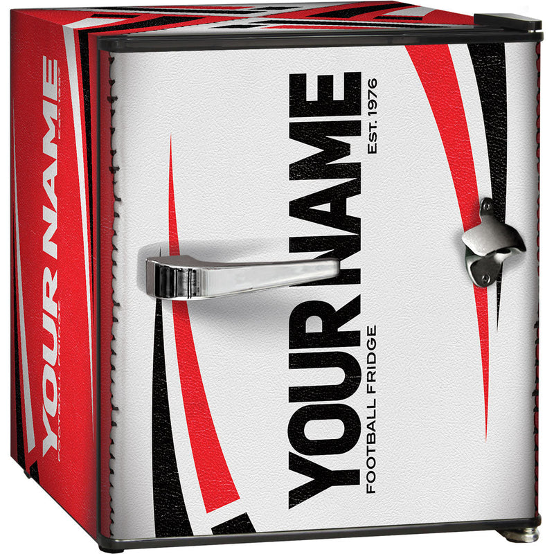 Sports Design Mini Bar Fridge With Handle And Opener - 46L football rugby model