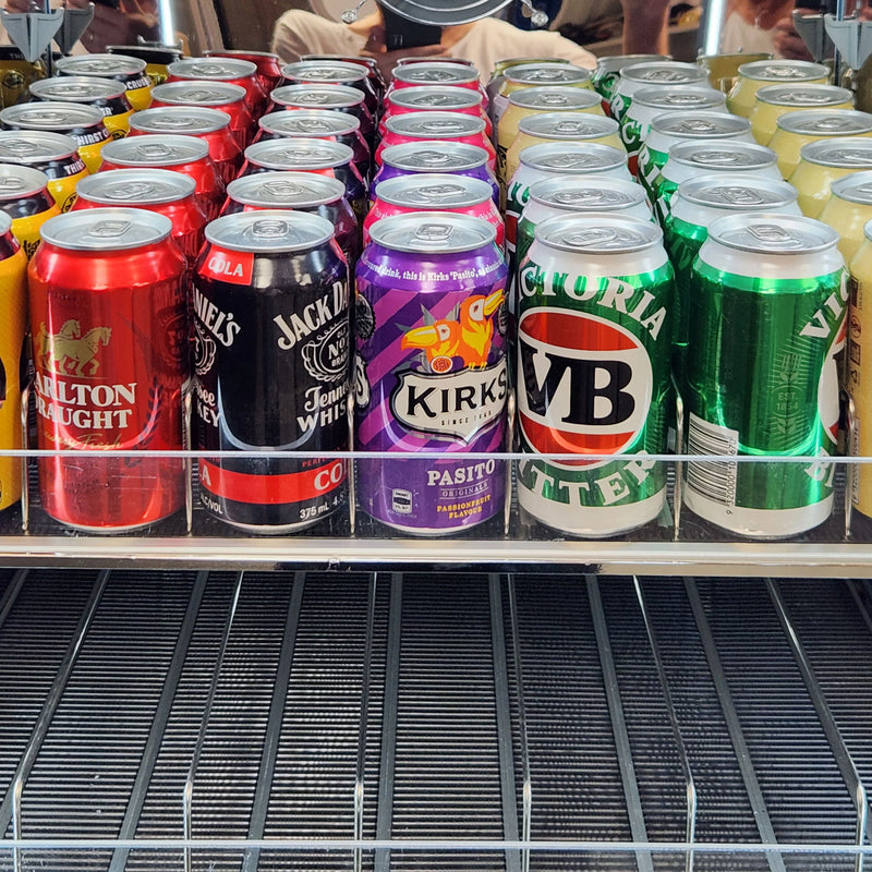 Gravity Roller Shelf for SK156 & SK422 Fridges close up