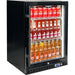 Slide Out Flat Shelves | Cans & Bottles | Schmick SK Models showing them insdie a fridge with the door shut