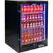 Slide Out Flat Shelves | Cans & Bottles | Schmick SK Models inside a firdge full of drinks