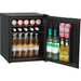 Holden HSV Mini Bar Fridge With Opener - 46 L Branded with the door open adn drinks inside