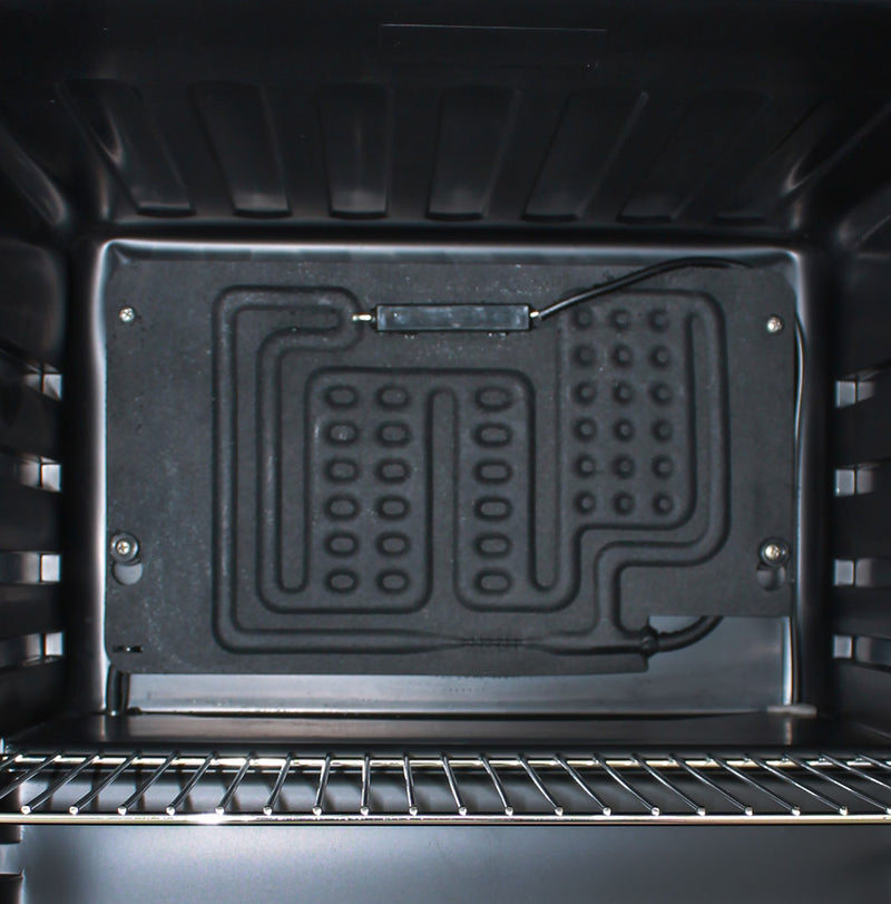 Multi Design Mini Bar Fridge - A Great Gift Idea - 46 L | BC46 showing the back inside of the fridge