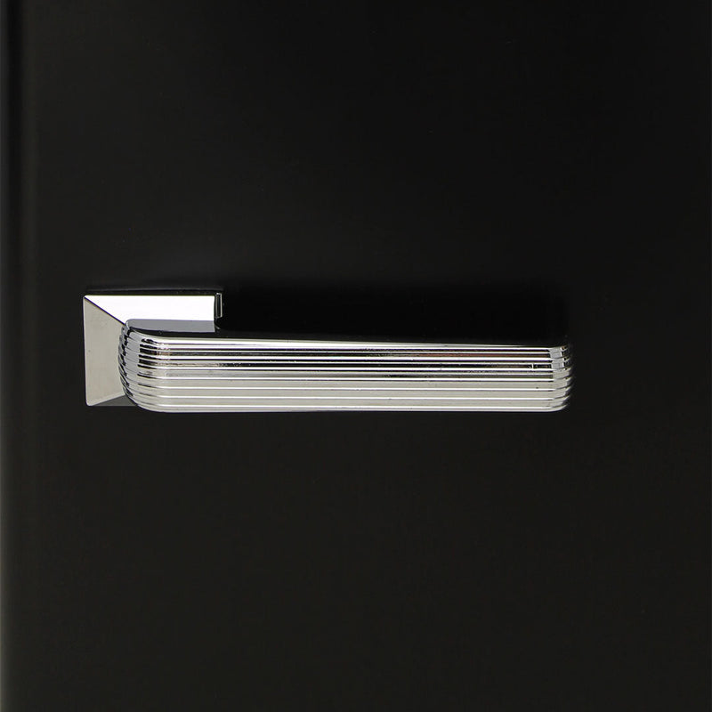 Sports Design Mini Bar Fridge With Handle And Opener - 46L showing teh fridge handle