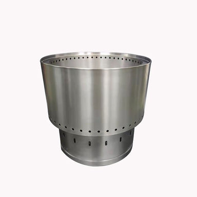 Smokeless Fire Pit | front view of empty fire pit on white background