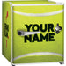 Sports Design Mini Bar Fridge With Handle And Opener - 46L showing tennis model