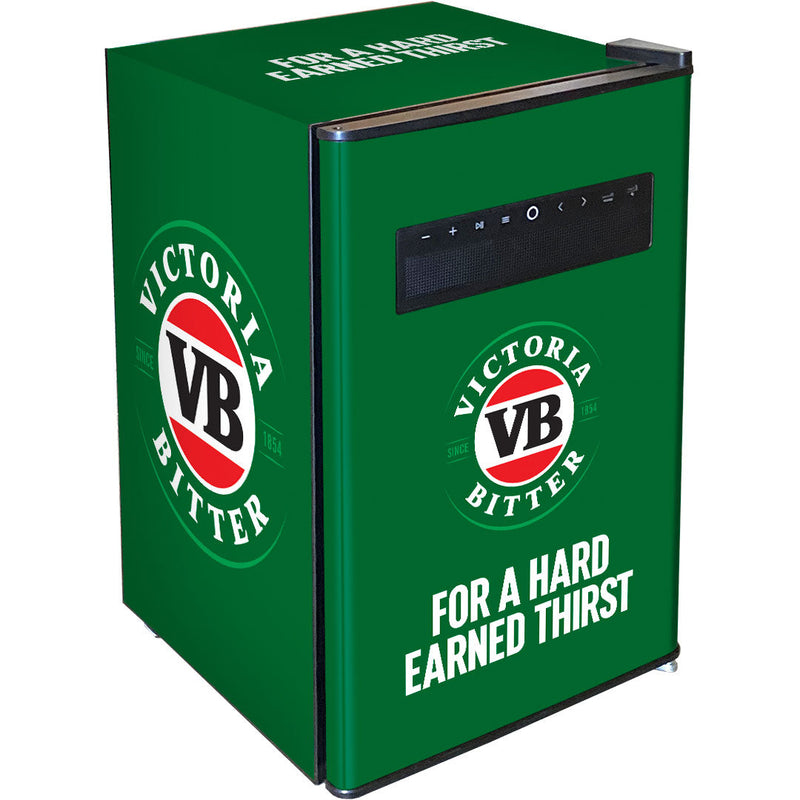 70 L Blue Tooth Speaker Disco Bar Fridge - Beer Branded showing the VB model