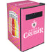 70 L Blue Tooth Speaker Disco Bar Fridge - Beer Branded showing the vodka cruiser model