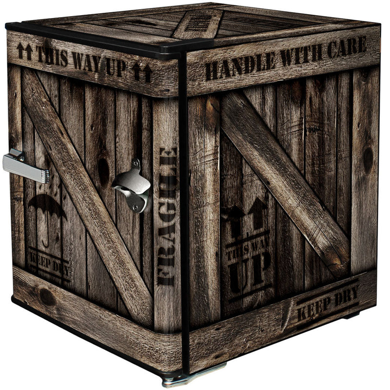 Multi Design Mini Bar Fridge - A Great Gift Idea - 46 L | BC46 showing crate full view