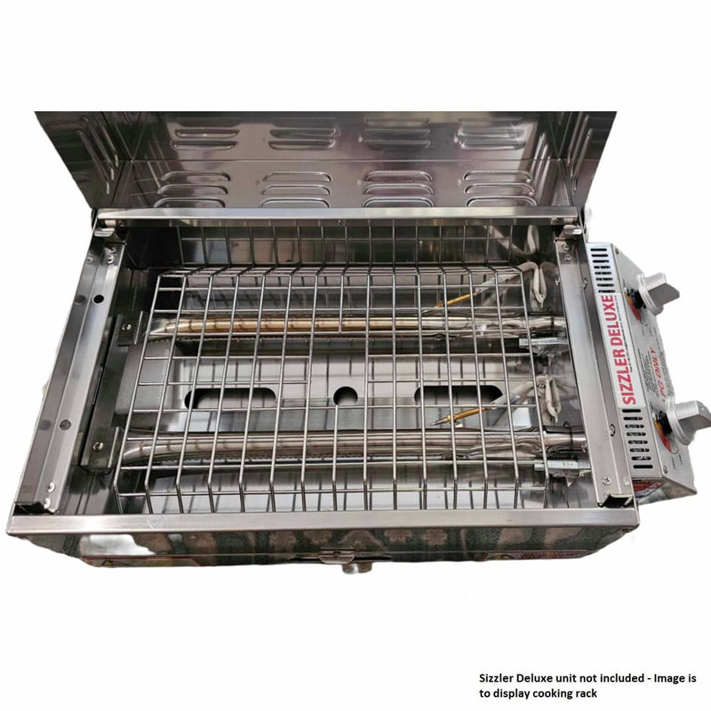 Cooking Rack | Sizzler Max | Galleymate 1500 top view close up of the unit
