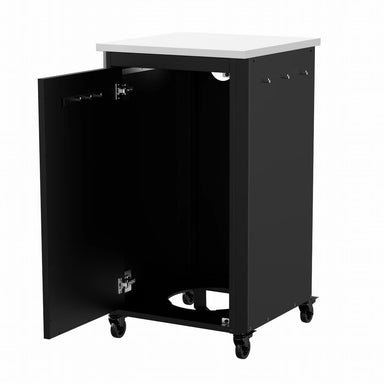 Outdoor Kitchen 60 for Pizza Ovens  – 110 cm Height | Modular | Cozze showing it with the door open