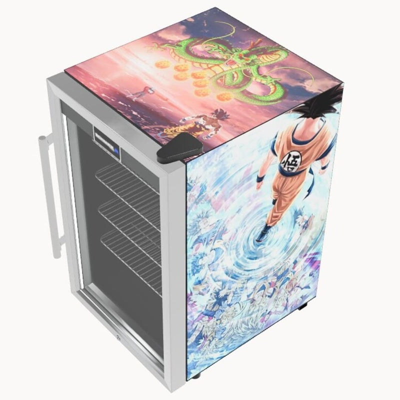 Custom 3D Bar Fridge Builder Australia | Design Your Own Fridge showing a dbz side panel of a fridge