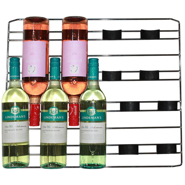 Wine Racks | Optional | Schmick & Rhino Fridge with half of the rack full of wine bottles