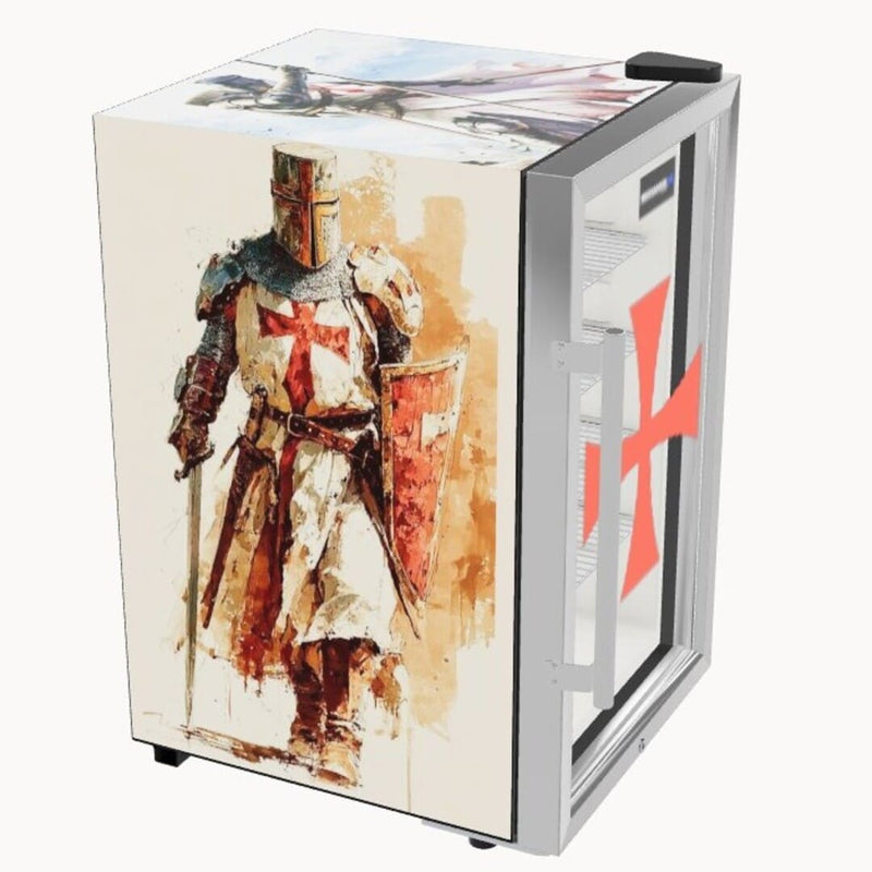 Custom 3D Bar Fridge Builder Australia | Design Your Own Fridge showing a side panel of a custom fridge