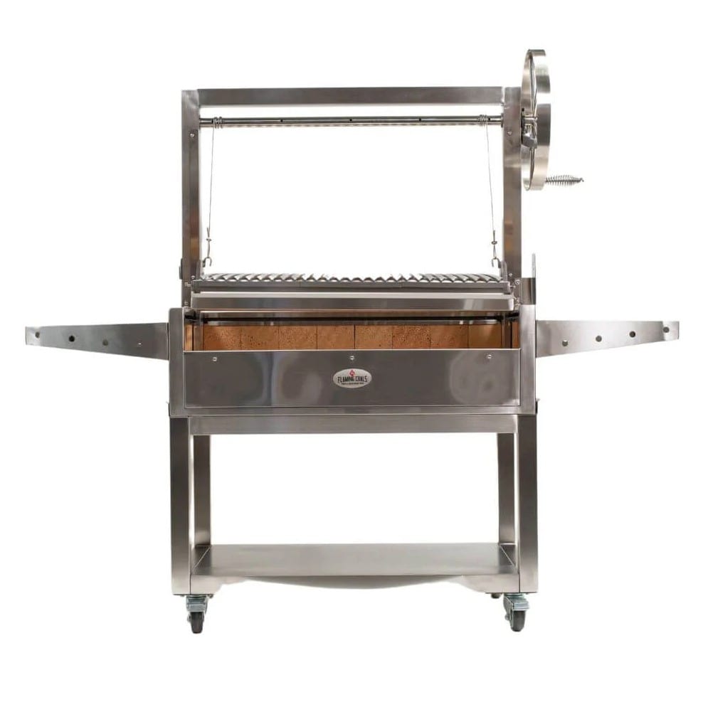 Parrilla Argentine BBQ Grill | Firebrick | Rotisserie | Extra Large