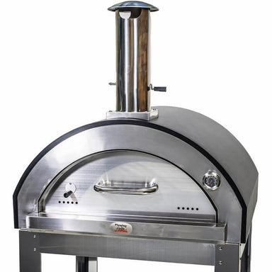 Marine Grade Pizza Oven | 316 SS | Wood Fired close up with door on