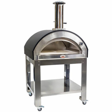 Marine Grade Pizza Oven | 316 SS | Wood Fired on slight angle