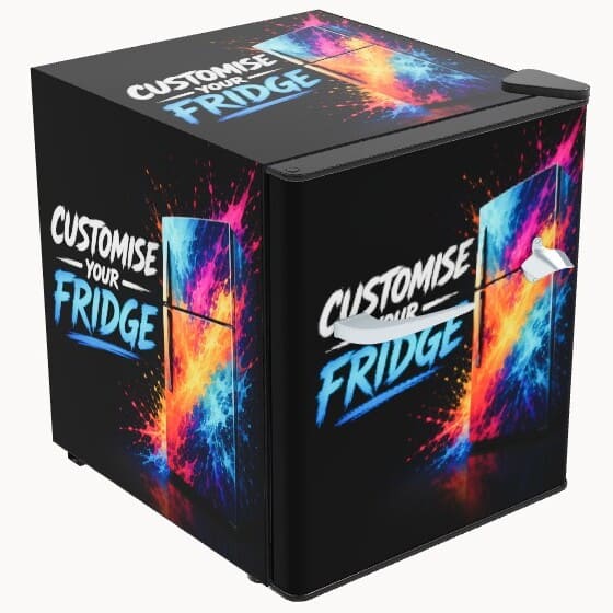 Custom 3D Bar Fridge Builder Australia | Design Your Own Fridge showing the 46 L model