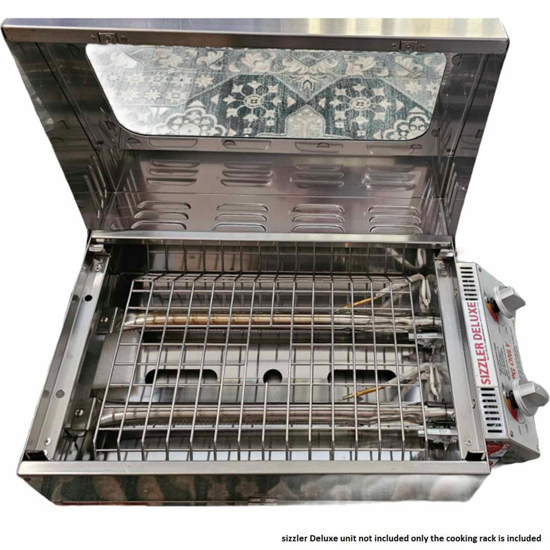 Cooking Rack | Sizzler Max | Galleymate 1500 top view of the rack inside the unit
