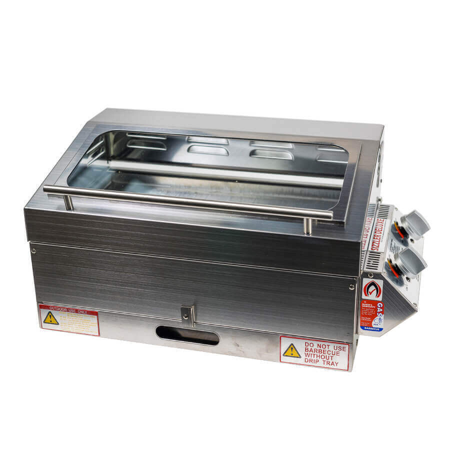Portable BBQ Grill | Caravan | Sizzler Deluxe High Lid