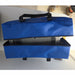 Carry Bag & Cover for Sizzler Deluxe and Galleymate 1100 BBQ Range showing a top view of the unit inside the blue bag