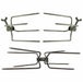Chicken & Roast Prongs for Rotisserie | 10 mm square showing the double sided and single prongs together