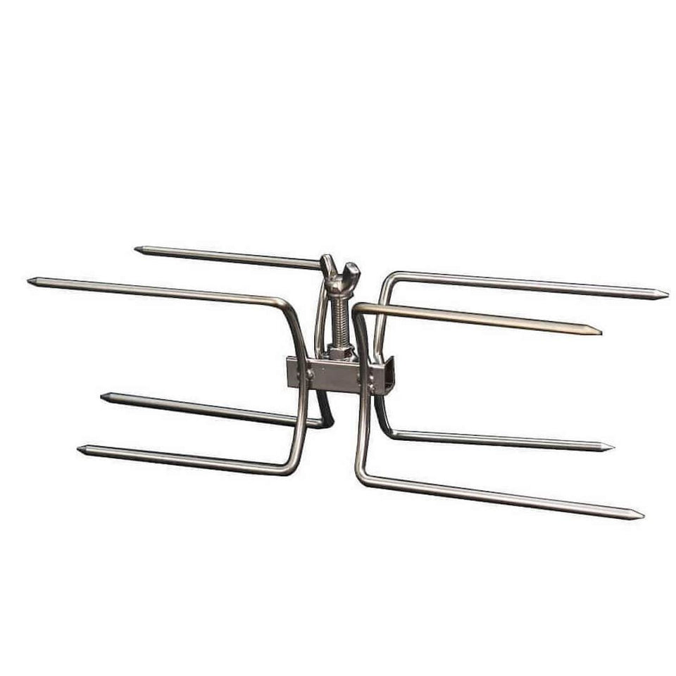 Chicken & Roast Prongs for Rotisserie | 10 mm square showing the double sided product image