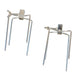Chicken & Roast Prongs for Rotisserie | 10 mm square showing both units vertically