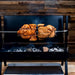 Chicken & Roast Prongs for Rotisserie | 10 mm square showing chickens on double sided prongs