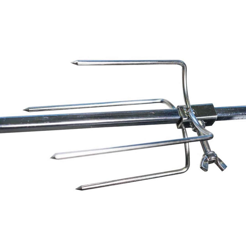 Chicken & Roast Prongs for Rotisserie | 10 mm square on the skewer