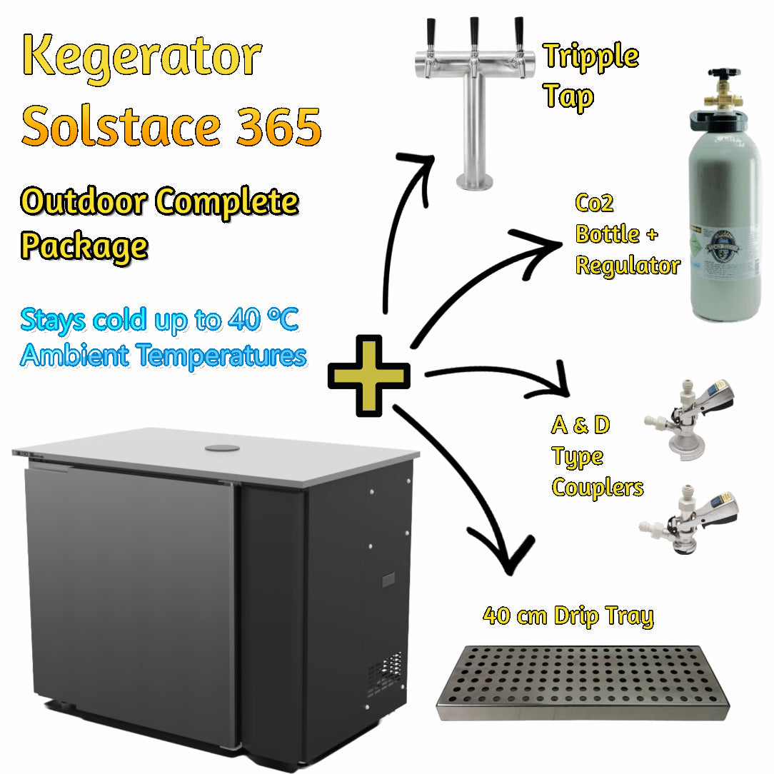 Kegerator | Solstace 365 Indoor or Outdoor | Complete Package