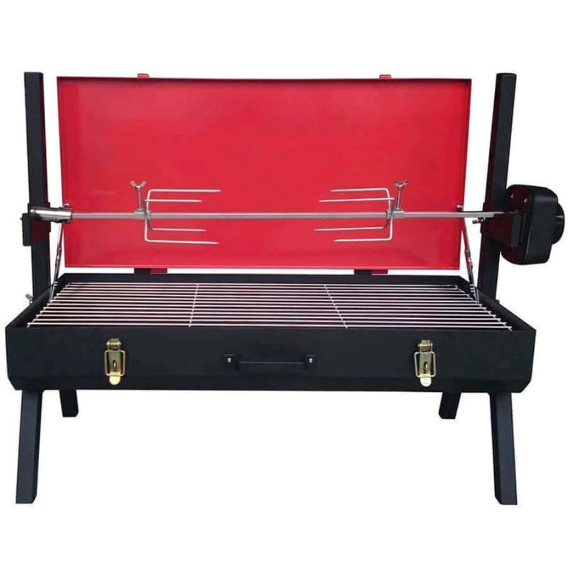 Spitfire Toaster BBQ Mini Charcoal Spit Roaster | Portable | 3V Motor