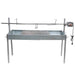 Spit Roaster Extendable by Flaming Coals: showing spit
