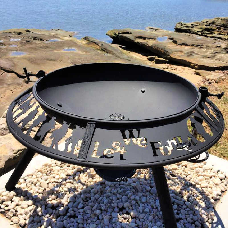 Rotisserie Attachment For BBQ Fire Pit & Teppanyaki fire Pit