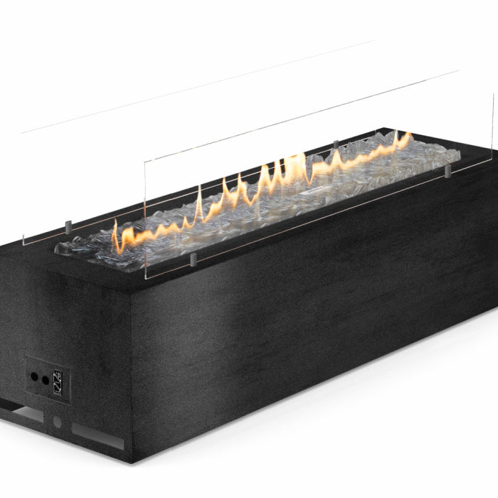 Firepit | Planika Galio Automatic | Linear in Corten & Black